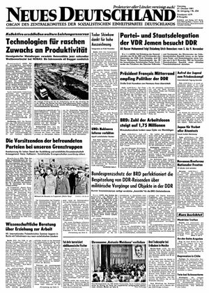 Neues Deutschland Online-Archiv on Oct 27, 1981