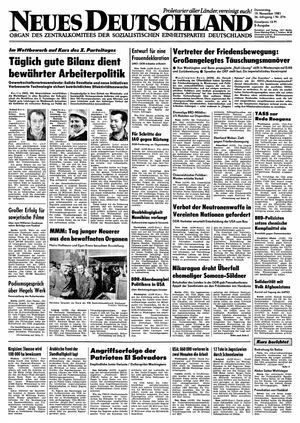 Neues Deutschland Online-Archiv vom 19.11.1981