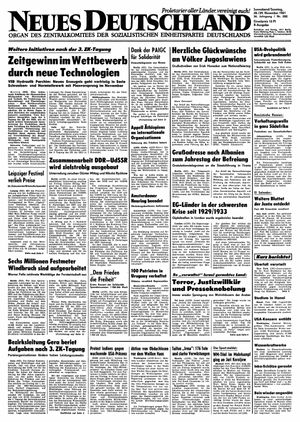 Neues Deutschland Online-Archiv vom 28.11.1981
