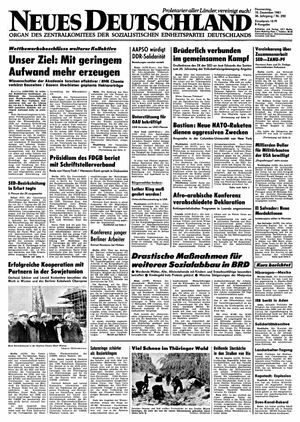Neues Deutschland Online-Archiv vom 10.12.1981