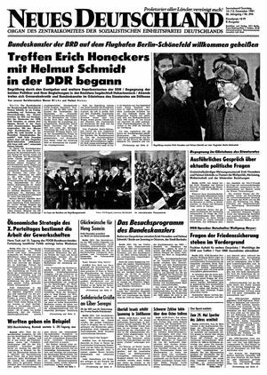Neues Deutschland Online-Archiv vom 12.12.1981