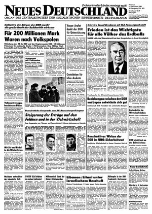 Neues Deutschland Online-Archiv vom 23.12.1981