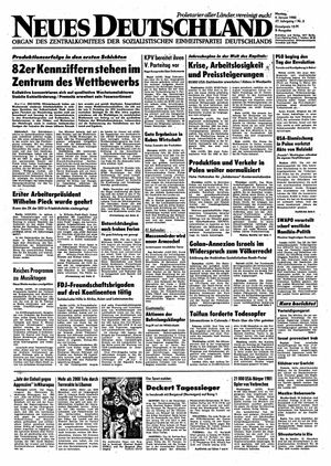 Neues Deutschland Online-Archiv on Jan 4, 1982