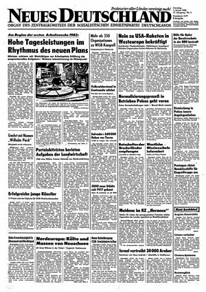 Neues Deutschland Online-Archiv on Jan 5, 1982