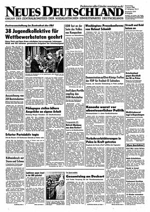 Neues Deutschland Online-Archiv on Jan 7, 1982
