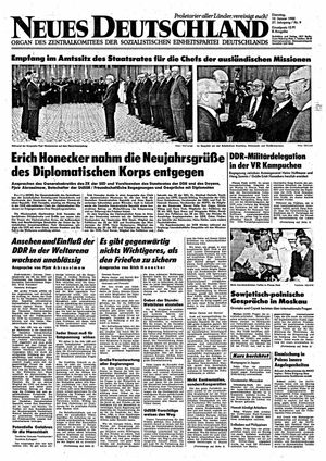 Neues Deutschland Online-Archiv vom 12.01.1982
