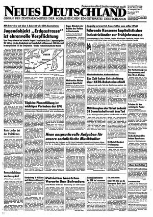Neues Deutschland Online-Archiv vom 20.02.1982