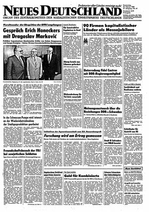 Neues Deutschland Online-Archiv vom 25.02.1982