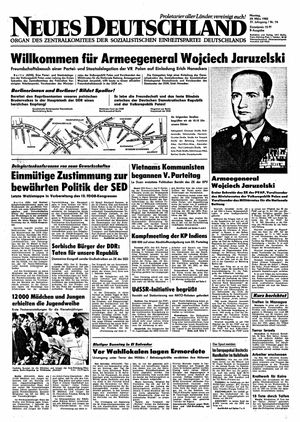 Neues Deutschland Online-Archiv on Mar 29, 1982