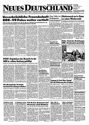 Neues Deutschland Online-Archiv vom 01.04.1982