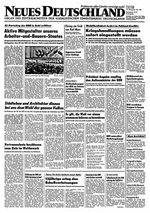 Neues Deutschland Online-Archiv vom 06.05.1982