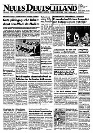 Neues Deutschland Online-Archiv vom 11.05.1982