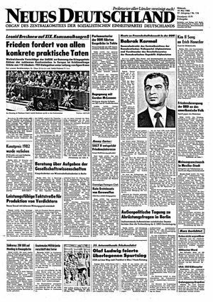Neues Deutschland Online-Archiv vom 19.05.1982