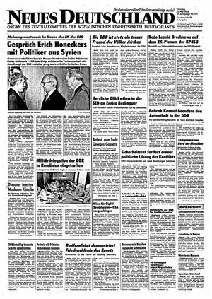 Neues Deutschland Online-Archiv vom 25.05.1982