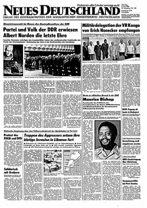 Neues Deutschland Online-Archiv on Jun 8, 1982