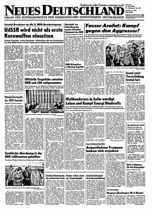 Neues Deutschland Online-Archiv on Jun 16, 1982