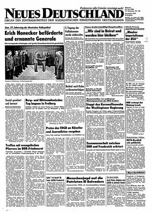 Neues Deutschland Online-Archiv vom 23.06.1982