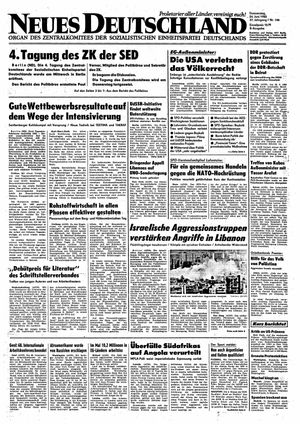Neues Deutschland Online-Archiv on Jun 24, 1982