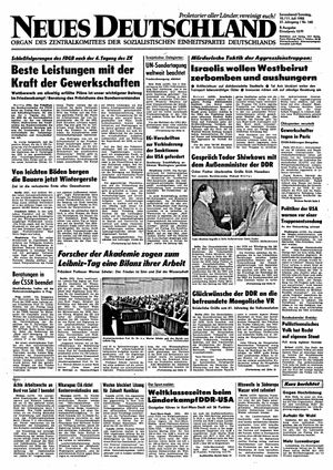 Neues Deutschland Online-Archiv vom 10.07.1982