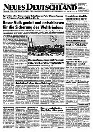 Neues Deutschland Online-Archiv on Jul 17, 1982