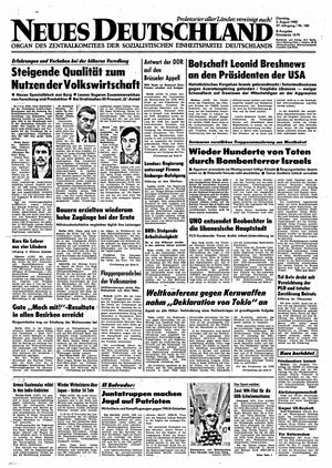Neues Deutschland Online-Archiv vom 03.08.1982