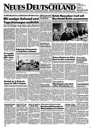 Neues Deutschland Online-Archiv vom 24.08.1982