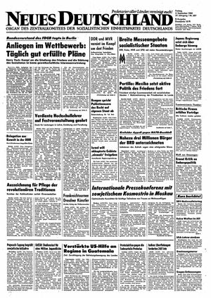 Neues Deutschland Online-Archiv on Sep 3, 1982
