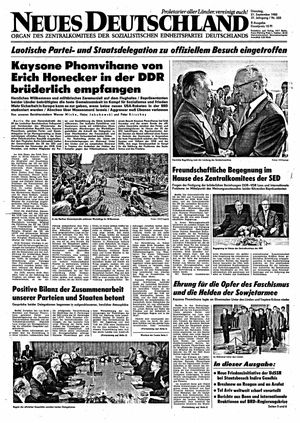 Neues Deutschland Online-Archiv vom 21.09.1982