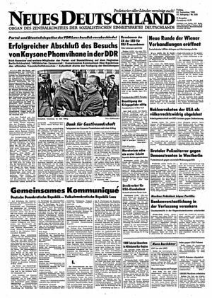 Neues Deutschland Online-Archiv on Sep 24, 1982
