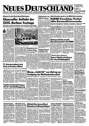 Neues Deutschland Online-Archiv on Oct 2, 1982