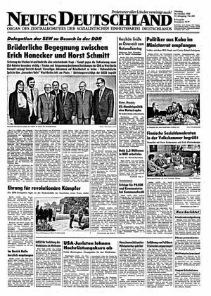 Neues Deutschland Online-Archiv vom 26.10.1982