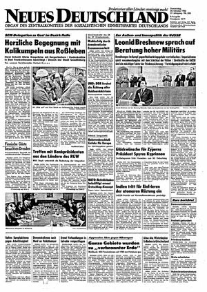 Neues Deutschland Online-Archiv on Oct 28, 1982