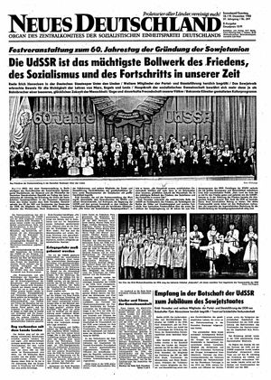 Neues Deutschland Online-Archiv vom 18.12.1982