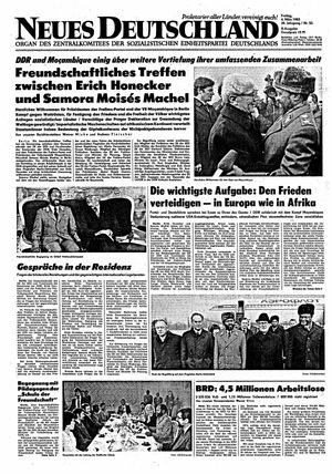 Neues Deutschland Online-Archiv vom 04.03.1983