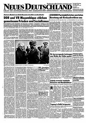 Neues Deutschland Online-Archiv vom 05.03.1983