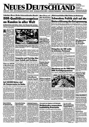Neues Deutschland Online-Archiv on Mar 17, 1983
