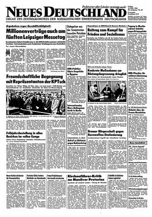 Neues Deutschland Online-Archiv on Mar 18, 1983