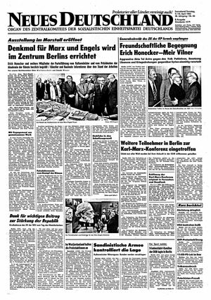 Neues Deutschland Online-Archiv vom 09.04.1983