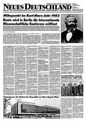 Neues Deutschland Online-Archiv vom 11.04.1983