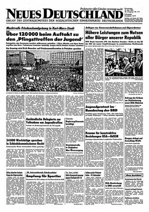 Neues Deutschland Online-Archiv vom 19.05.1983