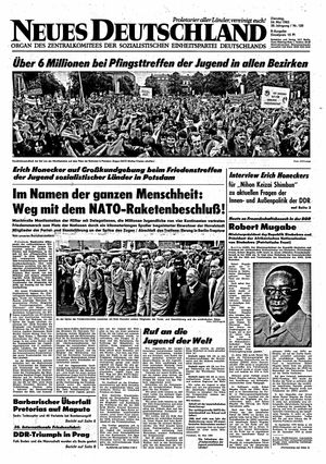 Neues Deutschland Online-Archiv vom 24.05.1983