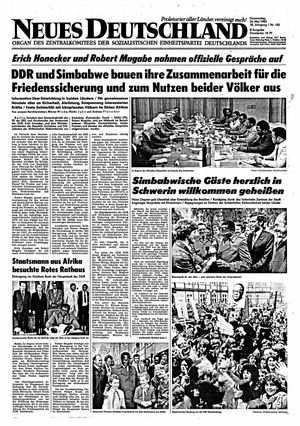 Neues Deutschland Online-Archiv vom 26.05.1983