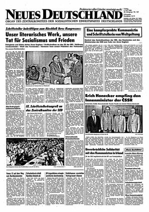 Neues Deutschland Online-Archiv vom 03.06.1983