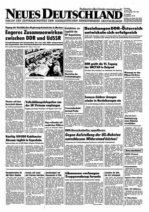 Neues Deutschland Online-Archiv vom 07.06.1983