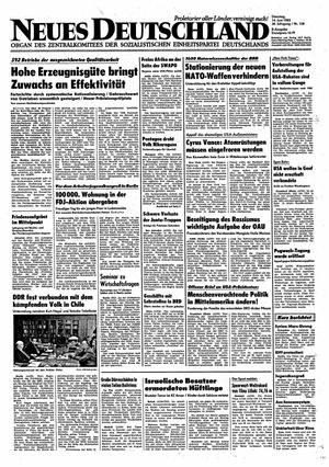 Neues Deutschland Online-Archiv vom 14.06.1983