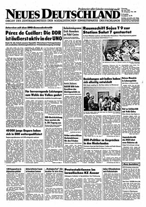 Neues Deutschland Online-Archiv vom 28.06.1983