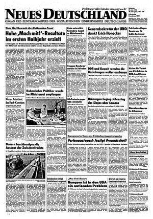 Neues Deutschland Online-Archiv vom 20.07.1983