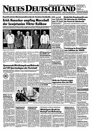 Neues Deutschland Online-Archiv on Jul 30, 1983
