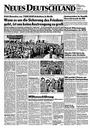 Neues Deutschland Online-Archiv vom 02.09.1983