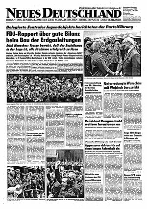 Neues Deutschland Online-Archiv on Nov 5, 1983